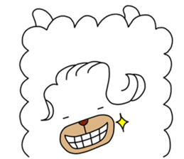 2 pound dress Sticker of Alpaca sticker #4652593