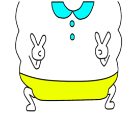 2 pound dress Sticker of Alpaca sticker #4652599