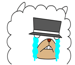 2 pound dress Sticker of Alpaca sticker #4652601