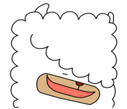 2 pound dress Sticker of Alpaca sticker #4652602