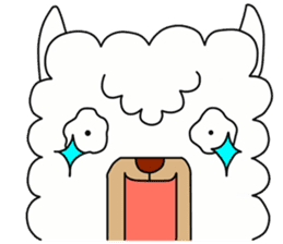 2 pound dress Sticker of Alpaca sticker #4652603