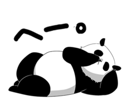 The Lazy Panda sticker #4652813
