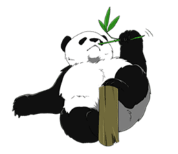 The Lazy Panda sticker #4652840