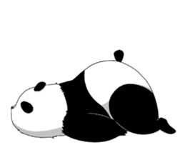 The Lazy Panda sticker #4652845
