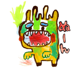 Gemogemo Sticker Tomoko Kouda GAHAKU sticker #4653410