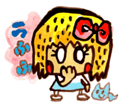 Gemogemo Sticker Tomoko Kouda GAHAKU sticker #4653421