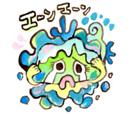 Gemogemo Sticker Tomoko Kouda GAHAKU sticker #4653428