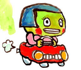 Gemogemo Sticker Tomoko Kouda GAHAKU sticker #4653430