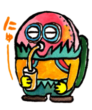 Gemogemo Sticker Tomoko Kouda GAHAKU sticker #4653431