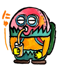 Gemogemo Sticker Tomoko Kouda GAHAKU sticker #4653431