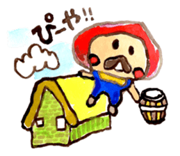 Gemogemo Sticker Tomoko Kouda GAHAKU sticker #4653433