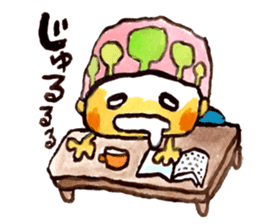 Gemogemo Sticker Tomoko Kouda GAHAKU sticker #4653434