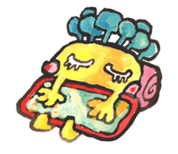 Gemogemo Sticker Tomoko Kouda GAHAKU sticker #4653442