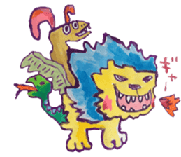 Gemogemo Sticker Tomoko Kouda GAHAKU sticker #4653446