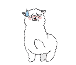 Alpy-the alpaca sticker #4653454