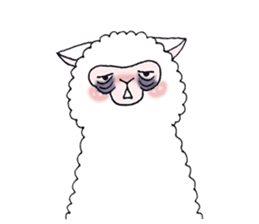 Alpy-the alpaca sticker #4653473