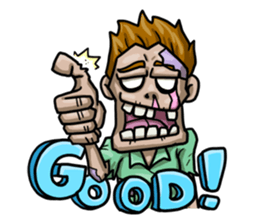 We're not Zombie sticker #4653733