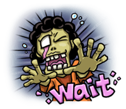 We're not Zombie sticker #4653748