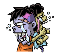 We're not Zombie sticker #4653756