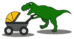 Rexy The Dinosaur: "Jurassic Fun"! sticker #4653909