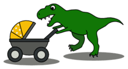 Rexy The Dinosaur: "Jurassic Fun"! sticker #4653909
