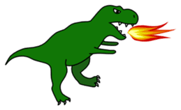 Rexy The Dinosaur: "Jurassic Fun"! sticker #4653910