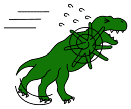 Rexy The Dinosaur: "Jurassic Fun"! sticker #4653923