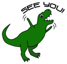 Rexy The Dinosaur: "Jurassic Fun"! sticker #4653927