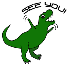 Rexy The Dinosaur: "Jurassic Fun"! sticker #4653927