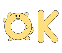 Donut of cat sticker #4654212