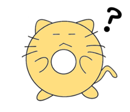 Donut of cat sticker #4654214