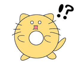 Donut of cat sticker #4654215