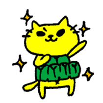 THE YELLOW CAT -Go to Survival game2- sticker #4654329