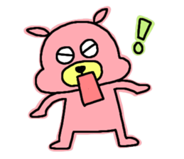 PINK DOG sticker #4654572