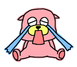 PINK DOG sticker #4654576