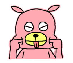 PINK DOG sticker #4654585