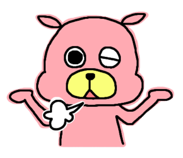 PINK DOG sticker #4654593