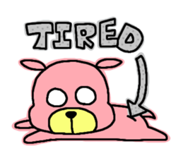 PINK DOG sticker #4654594