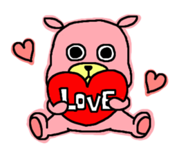 PINK DOG sticker #4654595