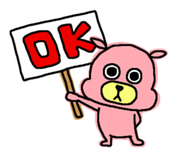 PINK DOG sticker #4654598