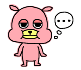 PINK DOG sticker #4654601