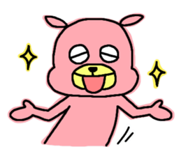PINK DOG sticker #4654606