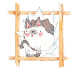 The siamese cat in love sticker #4655015