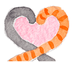 The siamese cat in love sticker #4655046