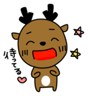 Deer in Nara sticker #4655825