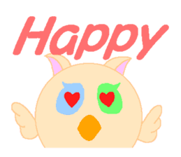 HoHoHo Owl Baby part1 sticker #4655914
