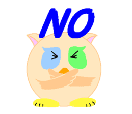HoHoHo Owl Baby part1 sticker #4655920
