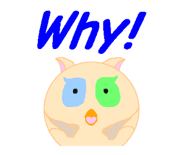 HoHoHo Owl Baby part1 sticker #4655925