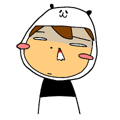 I am wearing a panda