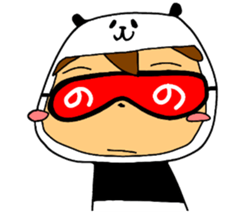 I am wearing a panda sticker #4656448